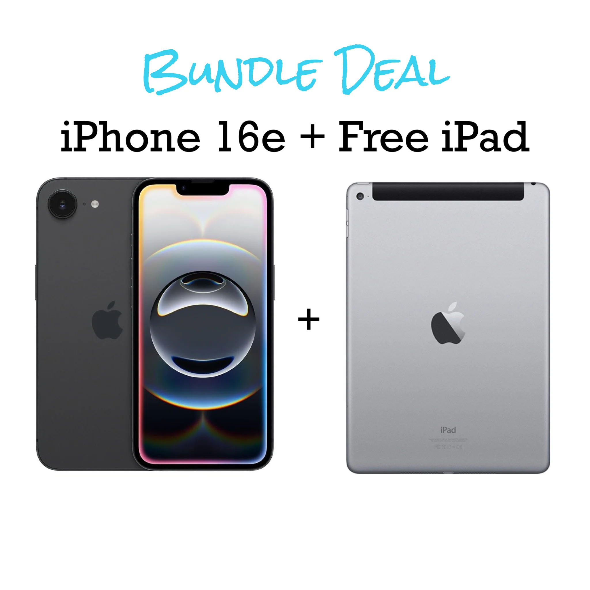iPhone 16e Unlocked 128gb  + Free iPad Bundle (Finance for little as $50 down)